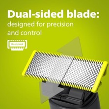 Skygo One Yüz ve Vücut Için Hibrit Tıraş Makinesi,sakal Şekillendirici, Islak/kuru Kullanım, 3 Kirli Sakal Tarağı, 1 Yedek Bıçak, Vücut Tarağı, Cilt Koruması, Çift Taraflı Bıçak, QP2824/10