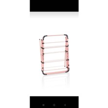 Özgürce Katlanabilir Çamaşır Kurutmalık Askısı, 3 Katlı, Dar Balkon, Antrasit Gri