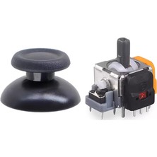 Pop Konsol PS4 Manyetik Analog Motor Topuz 1+1 Set Hall Sensör Joystick Playstation 4 Yedek Parça