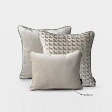 Lidoma Home "cheva" Kırlent Kılıfı Seti - Mini 30X40 - Krem