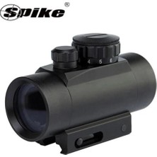 Aesco 1X30MM Taktik Kapalı Reflex Red Dot Nişangâh - Geniş Görüş Açısı, Kırmızı Renk Nokta - 22MM ( Lisinya )