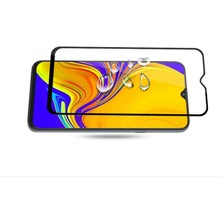 Maks Technology Galaxy A30 Mkst Kenarları Kırılmaya Dayanıklı Cam Ekran Koruyucu - Siyah