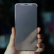 Maks Technology iPhone x Hayalet Ekran Koruyucu Davin Privacy Mat Seramik Ekran Filmi - Siyah