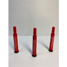 Aybaş Kağıtçılık ( 3 Adet ) Permanent Marker Kalemi Kırmızı Renk, Keçeli Kalem, Tahta Kalemi, Koli Kalemi