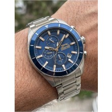Slazenger Modern Erkek Kol Saati | 42MM, Lacivert Kadran, Multifonksiyon, Paslanmaz Çelik, 10ATM