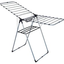 Özgürce Kalın Borulu Çamaşır Kurutmalık Siyah, Dayanıklı ve Şık Tasarım