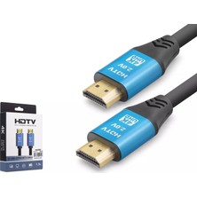 Nodar ND4050 HDMI 2.0 Kablo 4K UHD 19+1 Od 8.0 mm 1.5 M - Siyah Mavi