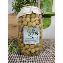 Aydın Yöresi Mudanya Cinsi Sofralık Tatlandırılmış Çizik Zeytin (2 Kg)
