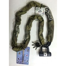 Armor 710 Military Serisi Çelik Zincir 1.80 Mt. (10 Mm) + U Kilit