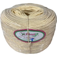 Özgürce Krem Renkli Naylon Örgü Çamaşır Ipi 100 Metre, Dayanıklı ve Kullanışlı