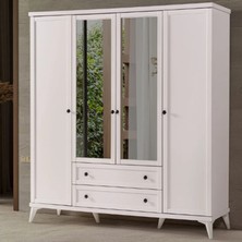 Ülkea Mys Berrak 4 Kapaklı Dolap