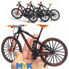 MYK Hediye ve Sanat Atölyesi Metal Bisiklet Modeli 1:8 Ölçek Tüm Fonksiyonları Çalışır, Koleksiyonluk Dekoratif Tasarım