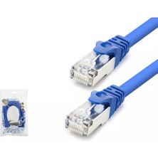 Hadron HDX5100 Cat7 Ethernet Patch Kablosu 10 Gbps 600 Mhz 1.5 M - Mavi