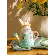 Feyza Design Karışık Tavşan Figürlü Seramik Demlik 690 Ml, Şık ve Kullanışlı Tasarım