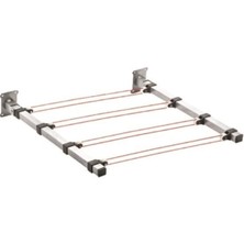 Özgürce Pratik ve Dayanıklı Duvara Montajlı Makara Katlanır Çamaşır Askısı