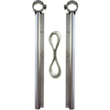 Özgürce Pratik Balkon Çamaşır Askılığı ve Yuvarlak Küpeşte Çamaşır Ipi Seti