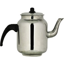 Feyza Design 5 Numara Alüminyum Semaver Üstü Çaydanlık, Kahveci Demliği 2,5 L