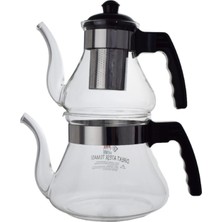 Feyza Design Cam Çaydanlık 1600 Ml, Şık ve Dayanıklı, Modern Tasarım