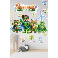 Crevidi Gezegen Koruyucuları Doğayı Koruyorum Cocuk Odası Stickeri