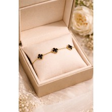 Yonca Model Gold Zincir Kadın Bileklik