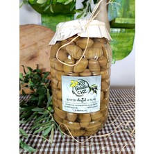 Aydın Yöresi Kalamata Cinsi Sofralık Tatlandırılmış Kırma Yeşil Zeytin (2 Kg)