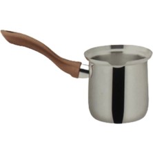 Feyza Design Şık ve Kullanışlı 3'lü Tekli Cezve Seti, Kahve Keyfi Için Ideal