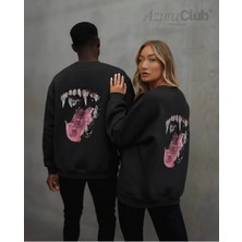 Dog Chain Baskılı Unisex Sweatshirt