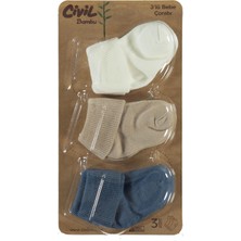 Civil Baby Bambu Basic Asetat 0-24 Ay Çorap Setleri - Standart Standart