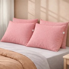 4'lü Pamuklu 50X70 Yastık Kılıfı
