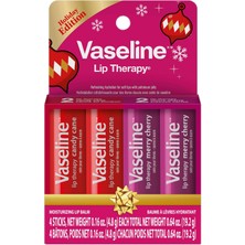 Vaseline Lip Therapy Holiday Edition Nemlendirici Dudak Bakım Stick Seti 4x4.8gr
