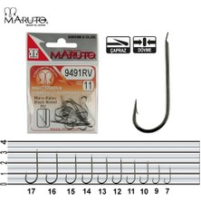 Maruto 9491RV Bn Çapraz Olta Iğnesi - No-7