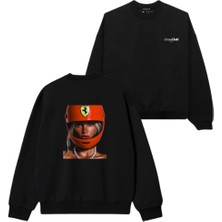 Blondes Ferrari Baskılı Unisex Sweatshirt
