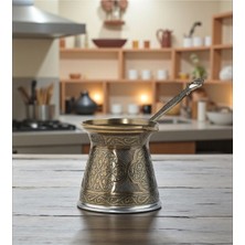 Feyza Design 6 Kişilik Döküm Cezve, Indüksiyon Uyumlu, Büyük Boy 390 ml