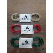 Özgürce Dayanıklı Çelik Pvc Kaplı 10M Çamaşır Ipi Seti (3 Adet)