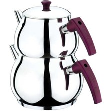 Feyza Design Bakalit Kulp Çaydanlık, Şık ve Dayanıklı Tasarım