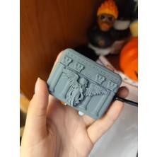 Dmay Airpods Pro 2 Kulaklık Uyumlu Melek Figürlü Silikon Kılıf + Kanca