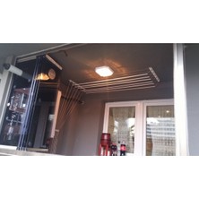 Özgürce Pratik Asansörlü Çamaşırlık, 5 Çubuk, 140 Cm, Metal Aksamlı