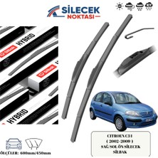 Citroen C3 I   ( 2002>2009 ) Araca Özel Ön Sağ-Sol Silecek Silbak  600MM/450MM SH2418