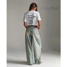 F*ck*ng Honest Baskılı Unisex T-Shirtv