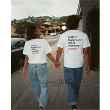 Shock Everyone Baskılı Unisex T-Shirt
