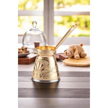 Feyza Design Istiridye Desenli Döküm Cezve 3 Kişilik, Indüksiyon Uyumu, 160 ml