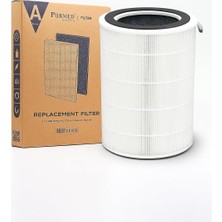 Hype Store Purmed Breeva A2 Uyumlu Hepa H13 + Aktif Karbon Filtre | Yüksek Verimli Yedek Hava Temizleme Filtres