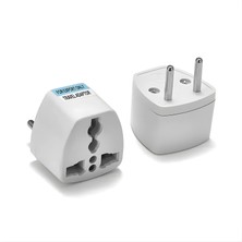 MN6 MN008 Avrupa Tipi Universal Seyahat Adaptörü 2 Pin Type C–5 Adet-Amerikan Ingiliz Çin Fiş Çevirici