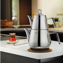 Feyza Design Dayanıklı ve Enerji Tasarruflu Geleneksel Tasarımlı Çaydanlık Takımı