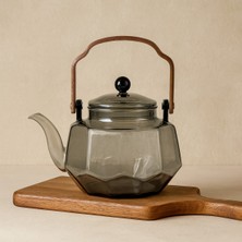 Feyza Design Ağaç Tutmalı Bitki Çay Demliği, 850 Ml, Şık ve Kullanışlı Tasarım