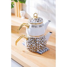 Feyza Design Emaye Çaydanlık Takımı 8527, Şık ve Dayanıklı Mutfak Aksesuarı