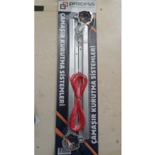 Özgürce Dayanıklı ve Şık Alüminyum Köşeli Boru Balkon Çamaşırlık Seti