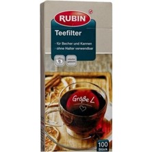 Feyza Design Rubın Çay Filtresi 100 Adet Büyük Boy, Sağlıklı ve Taze Demleme Için