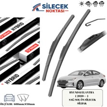 Hyundai Elentra   ( 2020>> ) Araca Özel Ön Sağ-Sol Silecek Silbak  600MM/450MM SH2418
