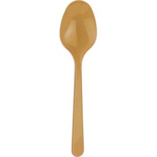 Yorulmaz Ambalaj Happy Party Gold Plastik Kaşık 25’li – Tek Kullanımlık, Şık ve Dayanıklı Parti & Davet Kaşığı ✨🥄